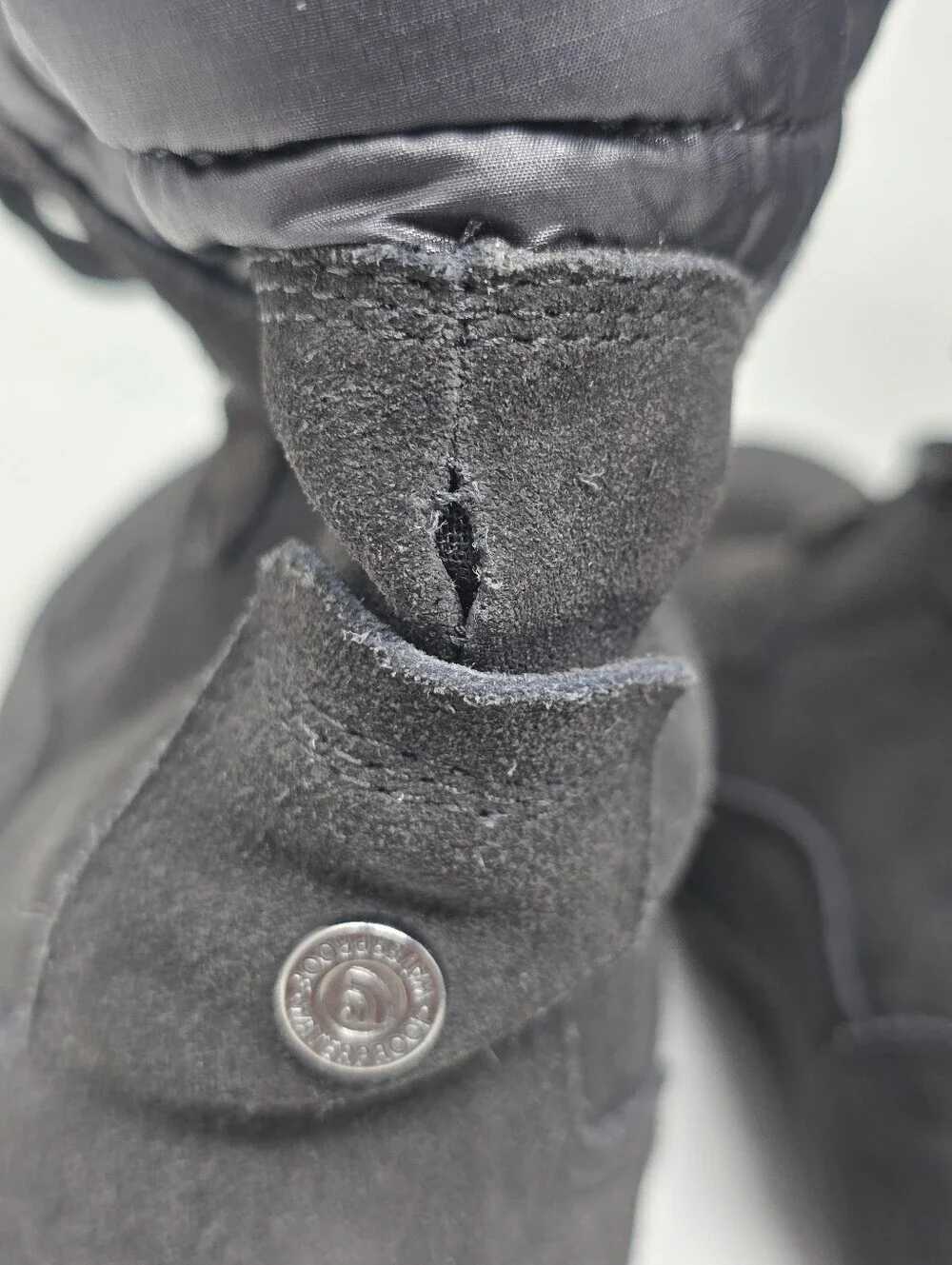 The North Face Snow Boots Black Waterproof Primaloft Faux Fur Winter Womens Sz 8